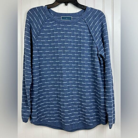 Karen Scott Sweaters - Karen Scott Women’s Sz M Pullover Knit Sweater Long Sleeve